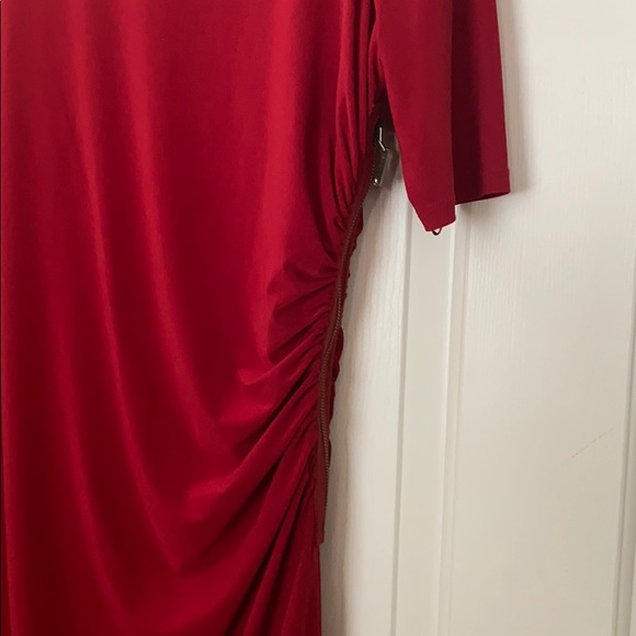 Red/Burgundy Sheath Dress - Picture 4 of 8